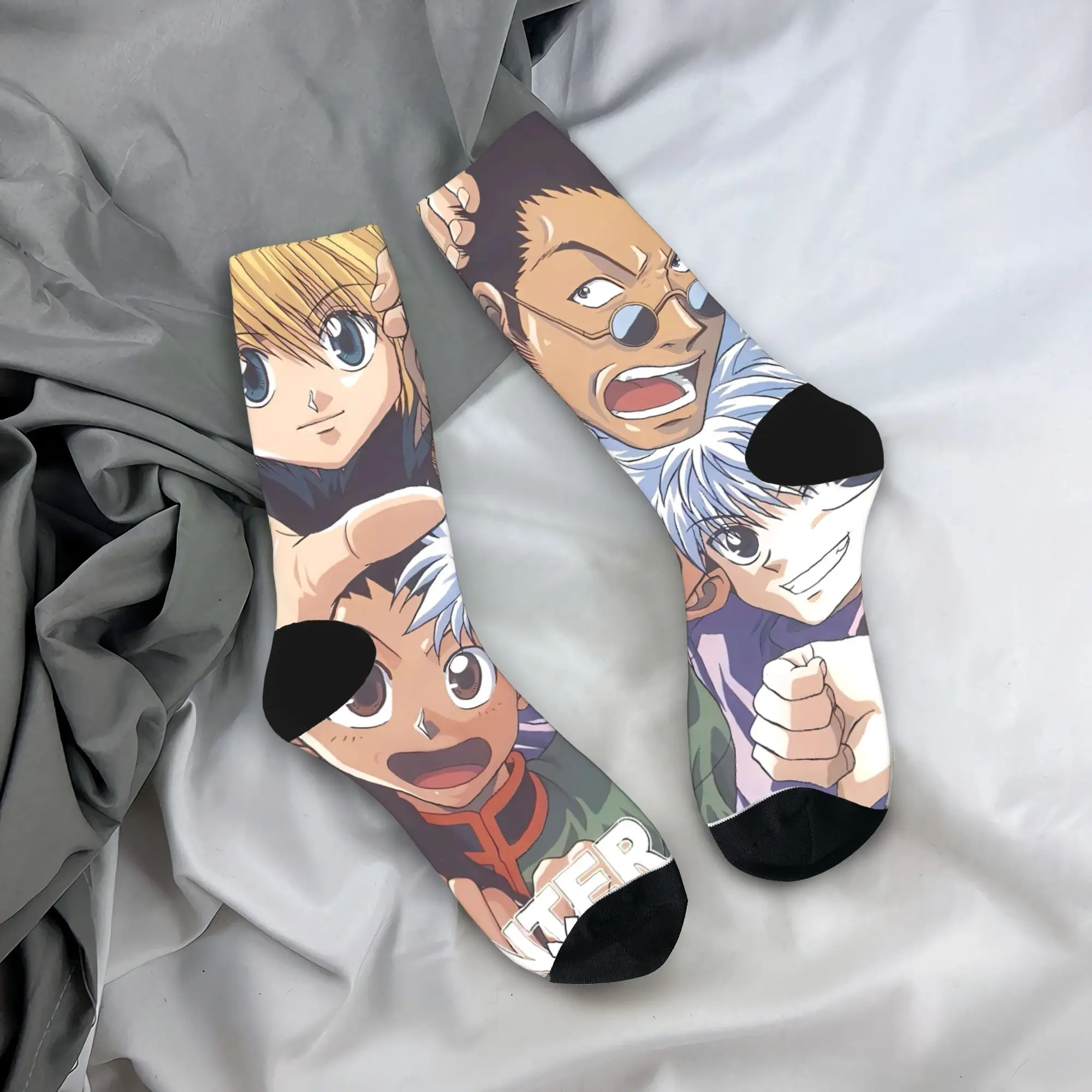 Носки Anime HXH Gon Killua, противоскользящие чулки унисекс, мужские мягкие дышащие носки для скалолазания, зимние модные дизайнерские носки 
Носки Anime HXH Gon Killua, противоскользящие чулки унисекс, мужские мягкие дышащие носки для скалолазания, зимние модные дизайнерские носки