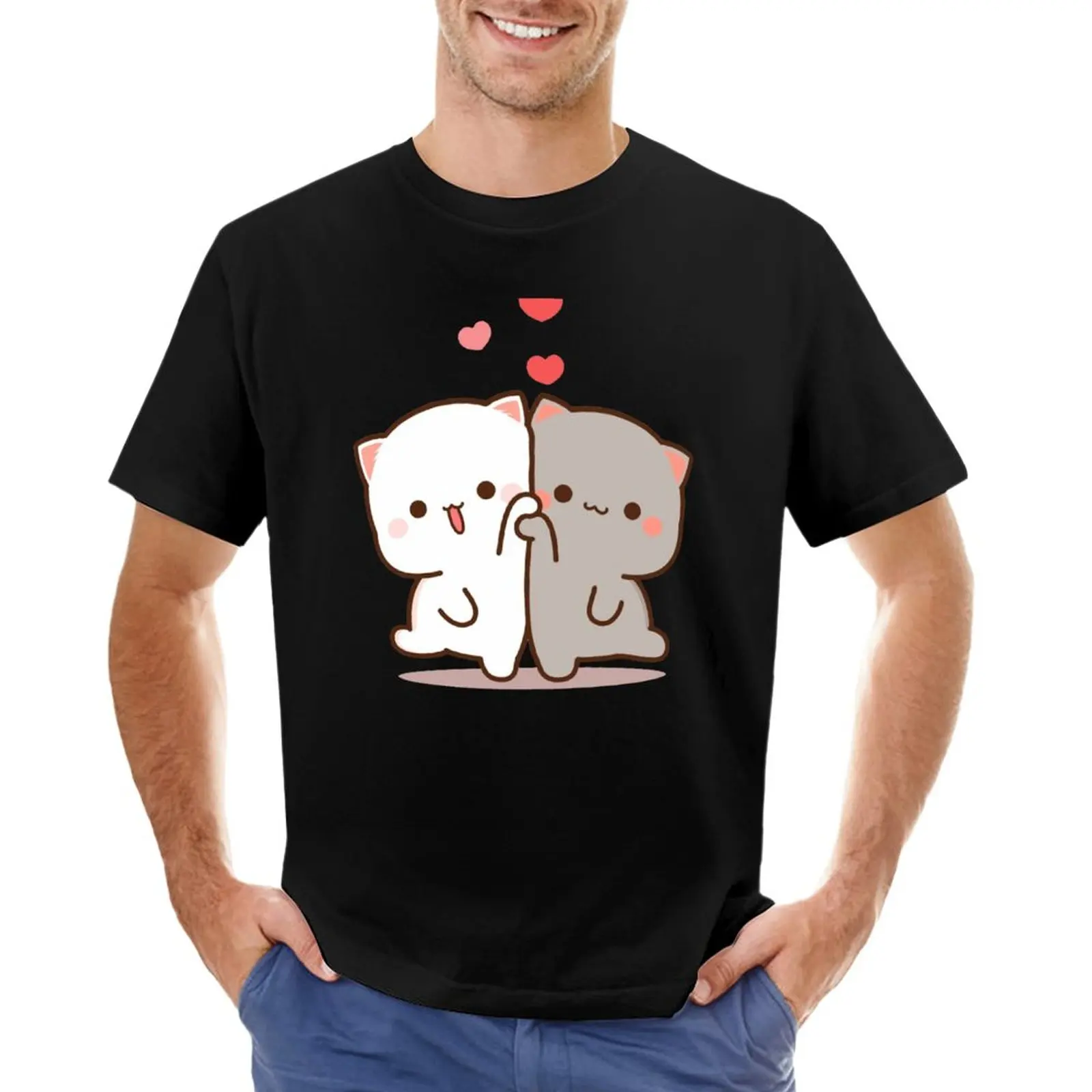 Peach and goma mochi cat T-Shirt Short t-shirt Short sleeve tee Anime t-shirt fruit of the loom mens t shirts
Peach and goma mochi cat T-Shirt Short t-shirt Short sleeve tee Anime t-shirt fruit of the loom mens t shirts