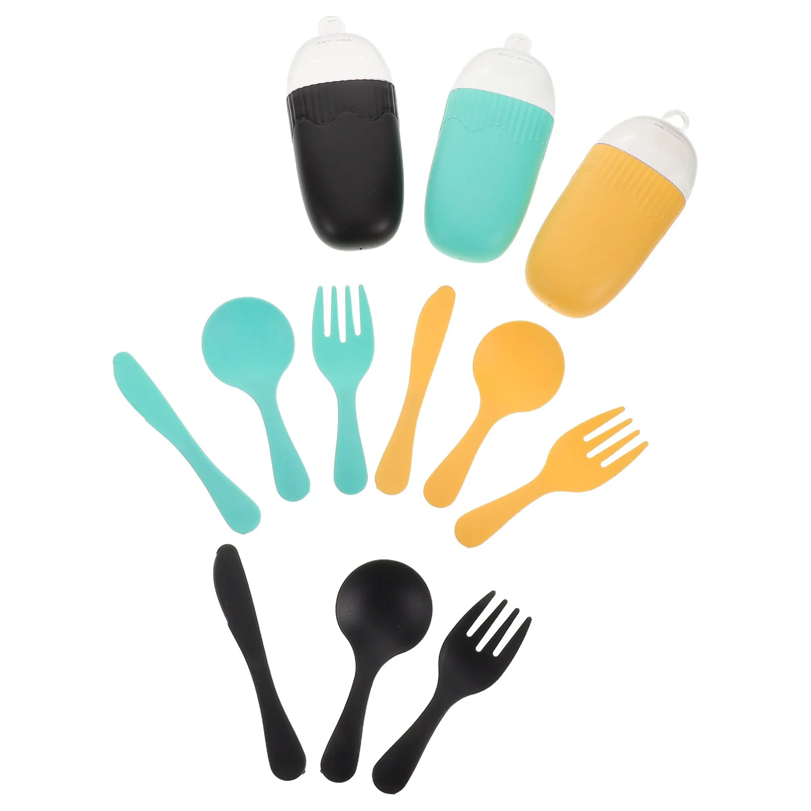 3Sets Travel Cutlery Set Lightweight Portable Utensil Case Storage Box Camping Picnic Outdoor Tableware
3Sets Travel Cutlery Set Lightweight Portable Utensil Case Storage Box Camping Picnic Outdoor Tableware