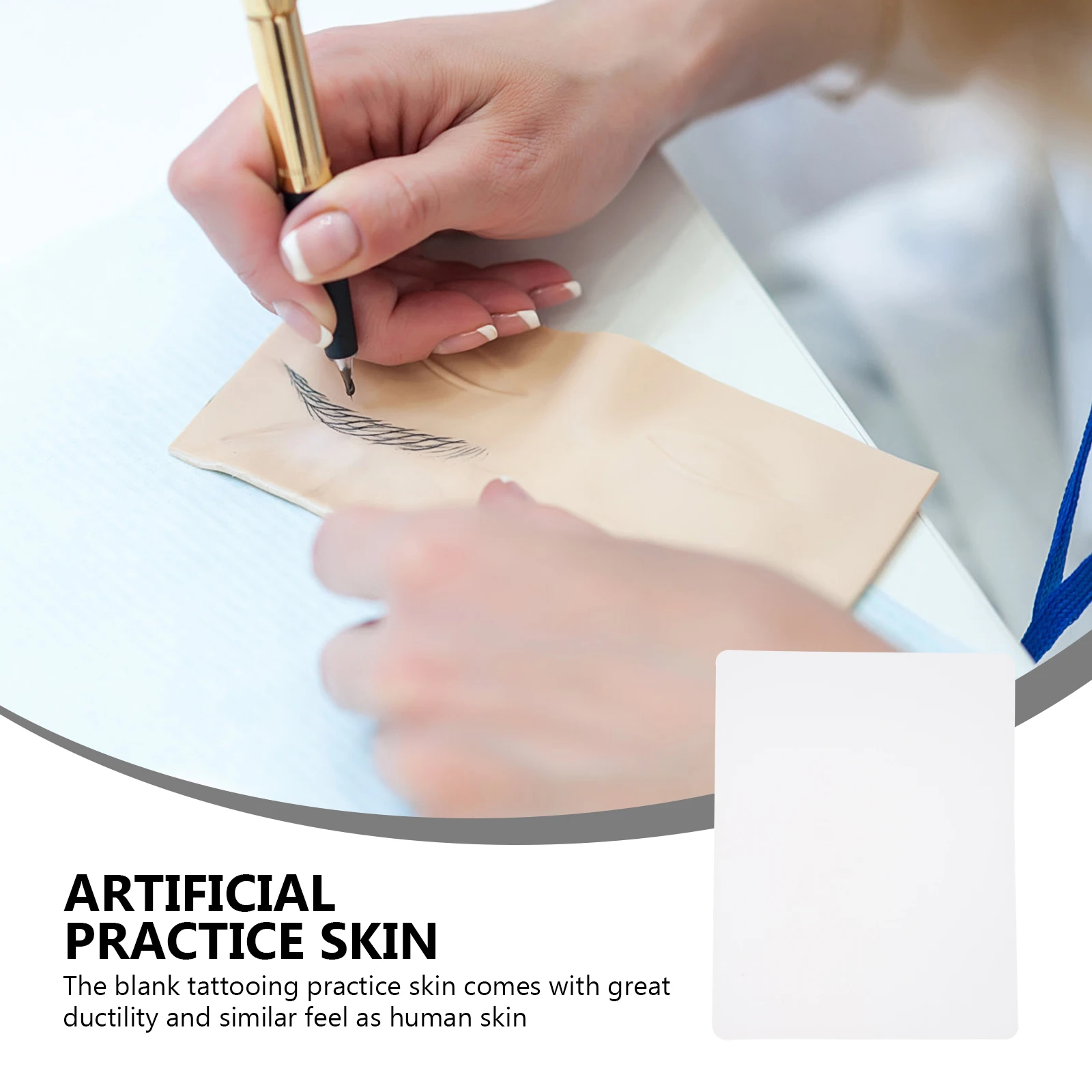 4 Pcs Practice Skin for Eyebrow Tattoo Training Temporary Artificial Practice Skin Fake Artificial Blank Supply
4 Pcs Practice Skin for Eyebrow Tattoo Training Temporary Artificial Practice Skin Fake Artificial Blank Supply