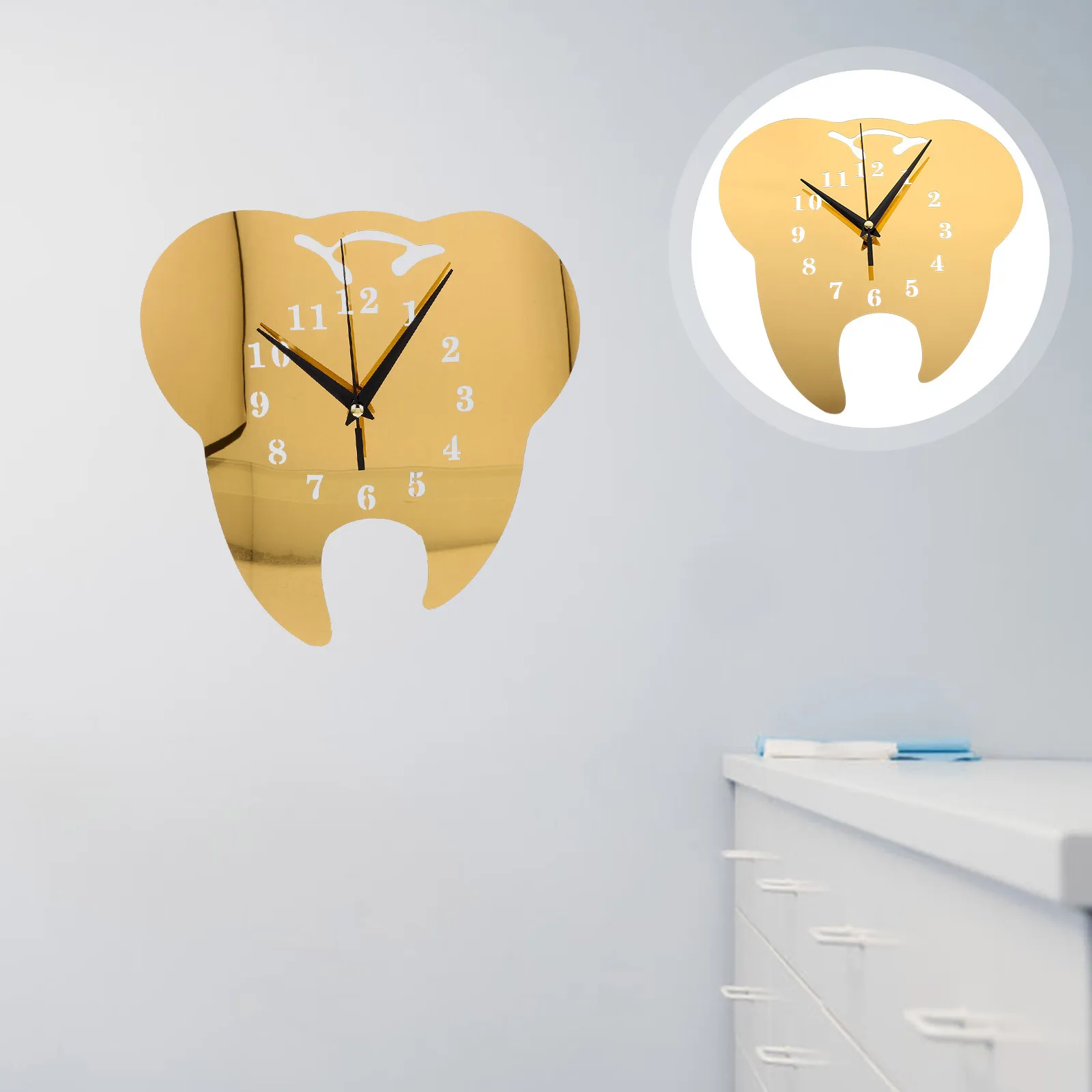 Vintage Style Tooth-Shaped Acrylic Mute Non Ticking Decorative For Bedroom Living Room Home Office Wall Hanging Silent Unique
Vintage Style Tooth-Shaped Acrylic Mute Non Ticking Decorative For Bedroom Living Room Home Office Wall Hanging Silent Unique