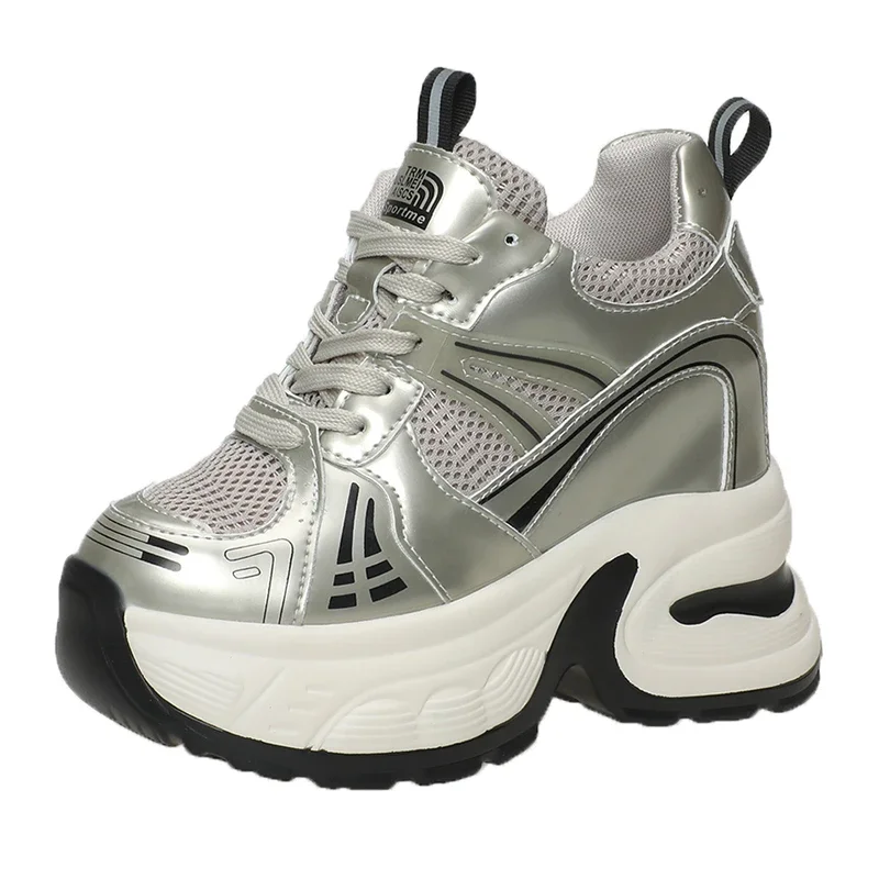 10CM Spring Women Platform Sneakers Autumn Breathable Wedges Casual Shoes High Heels Thick Sole Sneakers Woman Deportivas Mujer
10CM Spring Women Platform Sneakers Autumn Breathable Wedges Casual Shoes High Heels Thick Sole Sneakers Woman Deportivas Mujer