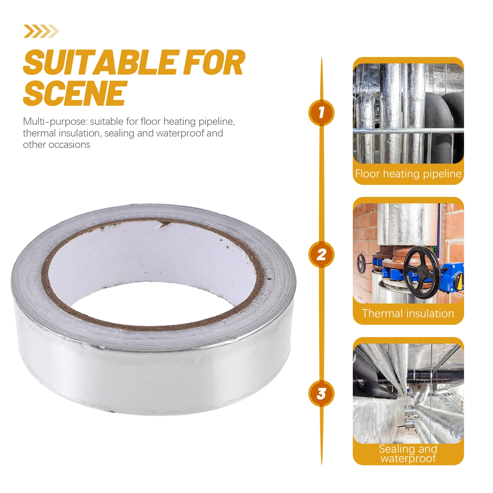 Aluminum Foil 01MM Thick 5CM Wide Aluminum Tape For Shielding 20M Sealing Waterproof Duct Shielding Thermal
Aluminum Foil 01MM Thick 5CM Wide Aluminum Tape For Shielding 20M Sealing Waterproof Duct Shielding Thermal