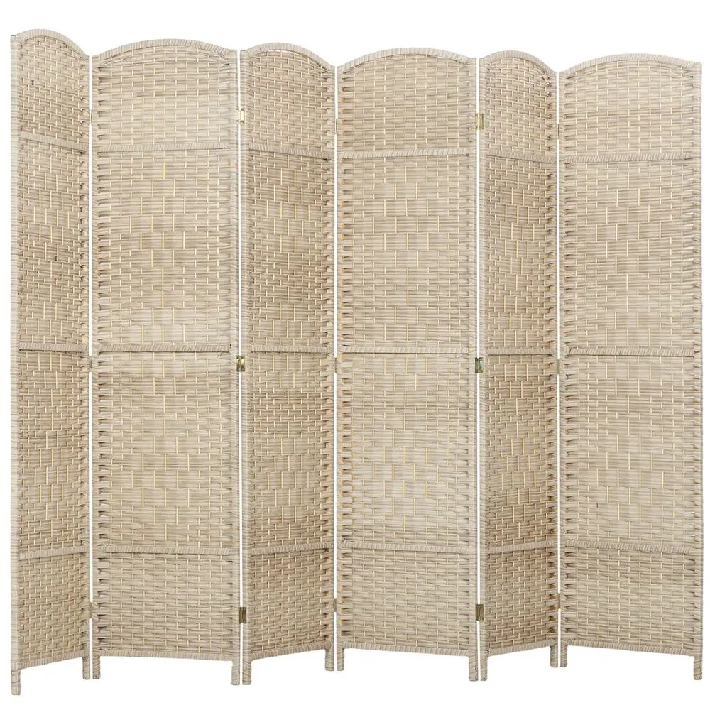 Room Divider, 6 Ft 6 Panel Folding Privacy Screen, HandWoven PP Wall Partition with Pine Wood Frame, Freestanding Room Separato
Room Divider, 6 Ft 6 Panel Folding Privacy Screen, HandWoven PP Wall Partition with Pine Wood Frame, Freestanding Room Separato