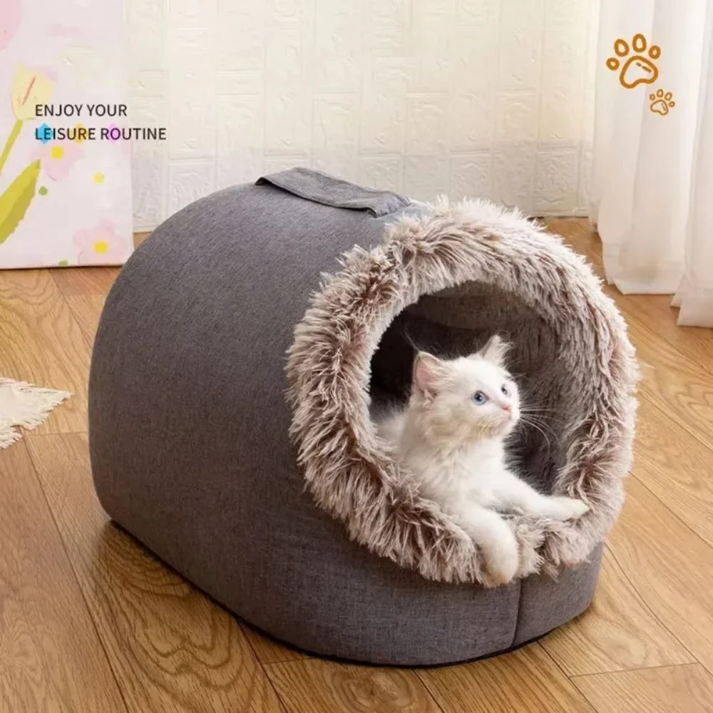 Утолщенная портативная кровать для кошек, зимнее портативное кошачье гнездо с длинными волосами и ручкой, самосогревающаяся универсальная спальная кровать для кошек и собак
Утолщенная портативная кровать для кошек, зимнее портативное кошачье гнездо с длинными волосами и ручкой, самосогревающаяся универсальная спальная кровать для кошек и собак