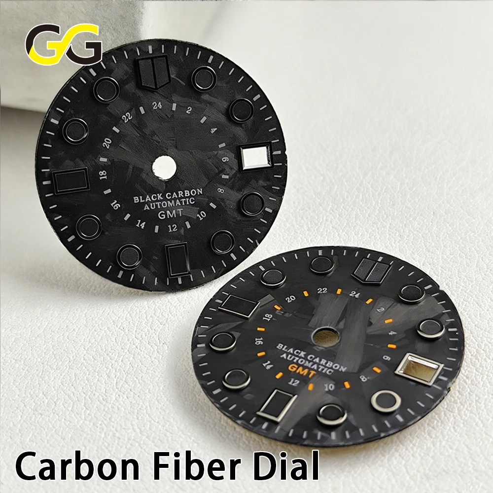 28.5mm Carbon Fiber Dial Fits NH34 NH35 Movement Mechanical Watch Repair Replace Parts NH35 Dial C3 Lume Carbon Fiber Material
28.5mm Carbon Fiber Dial Fits NH34 NH35 Movement Mechanical Watch Repair Replace Parts NH35 Dial C3 Lume Carbon Fiber Material