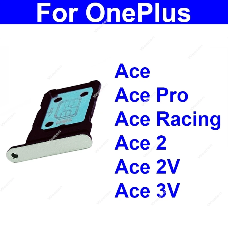 For OnePlus 1+ ACE 2 2V Ace Pro Ace Racing Ace 3V SIM Card Tray Slot SIM Card Adapter Reader Replacement Parts
For OnePlus 1+ ACE 2 2V Ace Pro Ace Racing Ace 3V SIM Card Tray Slot SIM Card Adapter Reader Replacement Parts