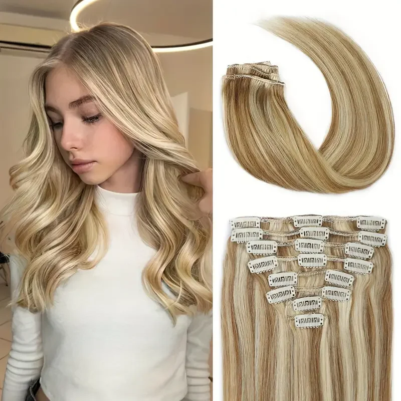 Omber Balayage Clip Ins Human Hair Remy Durable Long Lifespan Reddish Brown Mixed Blond Clip Ins 120g 8PCS 12/613 Straight Hair
Omber Balayage Clip Ins Human Hair Remy Durable Long Lifespan Reddish Brown Mixed Blond Clip Ins 120g 8PCS 12/613 Straight Hair