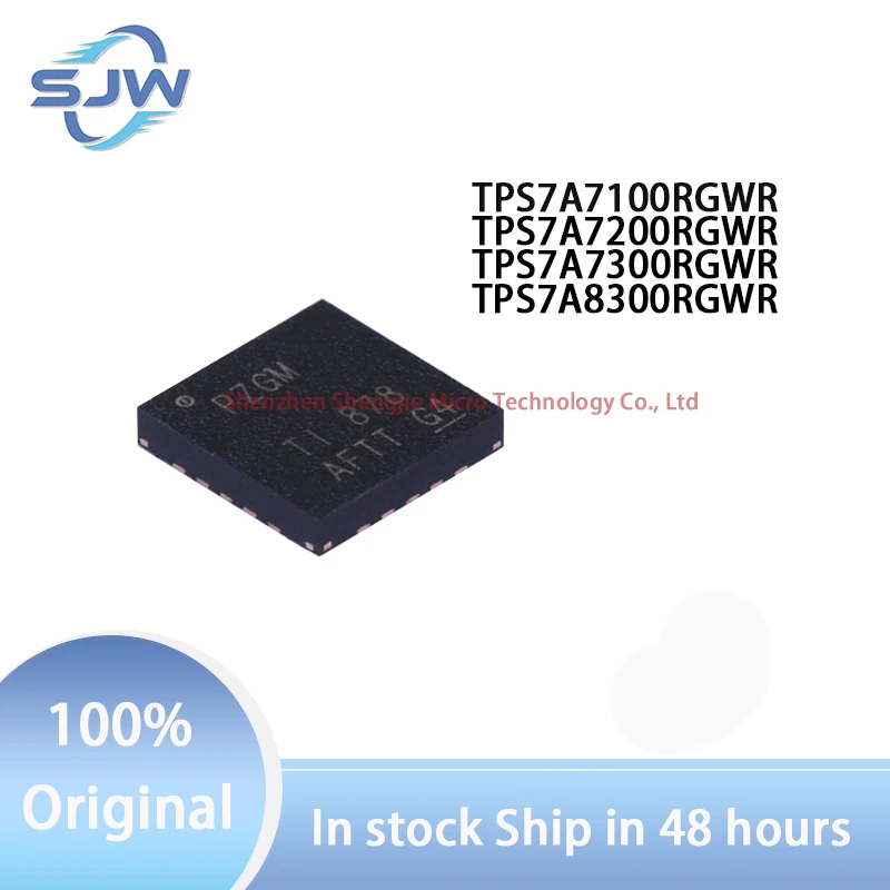TPS7A7100RGWR TPS7A7200RGWR TPS7A7300RGWR TPS7A8300RGWR Screen printing SBS SAC SBR PZGM encapsulation VQFN20 Linear regulator
TPS7A7100RGWR TPS7A7200RGWR TPS7A7300RGWR TPS7A8300RGWR Screen printing SBS SAC SBR PZGM encapsulation VQFN20 Linear regulator