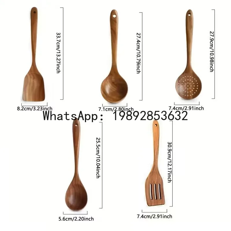 Acacia wood wood spoon lettering small soup long handle large spoon wine spoon wooden kitchen utensils set
Acacia wood wood spoon lettering small soup long handle large spoon wine spoon wooden kitchen utensils set