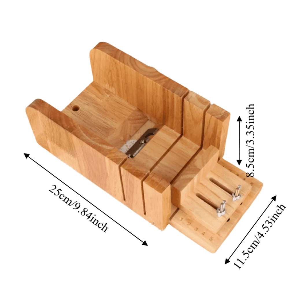 Oak wood material Soap Cutter Integrated cutting table Dual groove design Soap Making Tool Tool set combination
Oak wood material Soap Cutter Integrated cutting table Dual groove design Soap Making Tool Tool set combination