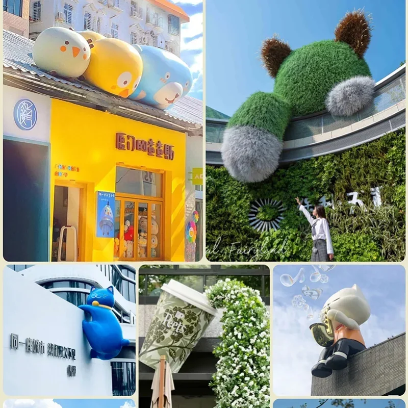 Internet celebrity cartoon moving pet door head three-dimensional doll store roof climbing wall decoration pendant
Internet celebrity cartoon moving pet door head three-dimensional doll store roof climbing wall decoration pendant