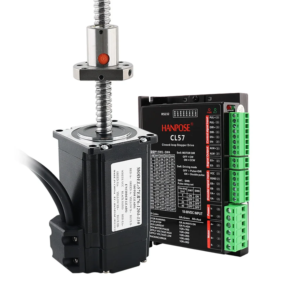 ZXY NEMA23 Двигатель с шариковым винтом с замкнутым контуром 4.0A 2.2N.M 57EB76 SFU1204 300 мм CL57 Привод с ЧПУ Червячное колесо Кромка с замкнутым контуром Шаговый двигатель Mo
ZXY NEMA23 Двигатель с шариковым винтом с замкнутым контуром 4.0A 2.2N.M 57EB76 SFU1204 300 мм CL57 Привод с ЧПУ Червячное колесо Кромка с замкнутым контуром Шаговый двигатель Mo