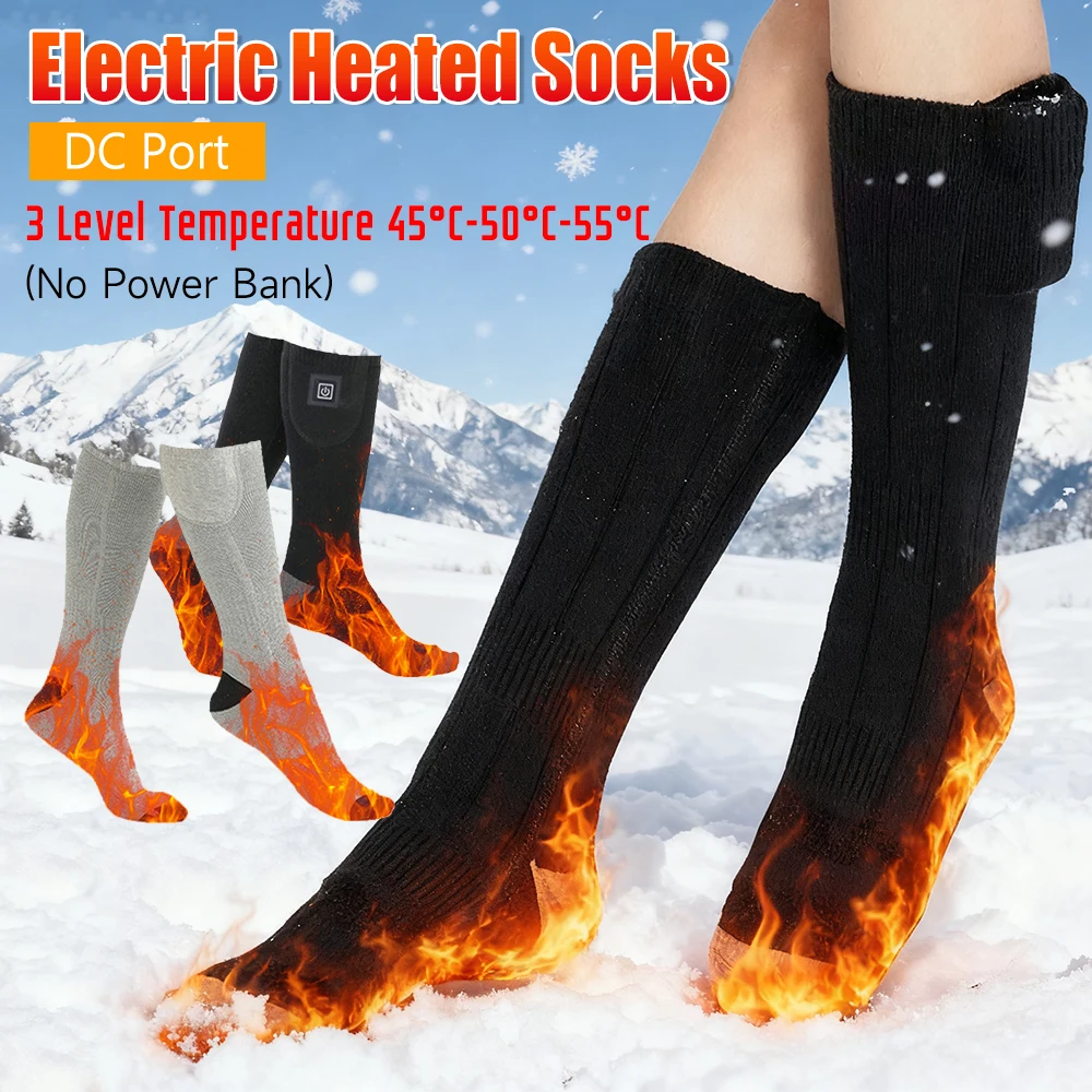 New Heated Socks Rechargeable Electric Heated Skiing Socks for Snowboarding Outdoor Sports Foot Warmer Winter Thermal Socks
New Heated Socks Rechargeable Electric Heated Skiing Socks for Snowboarding Outdoor Sports Foot Warmer Winter Thermal Socks