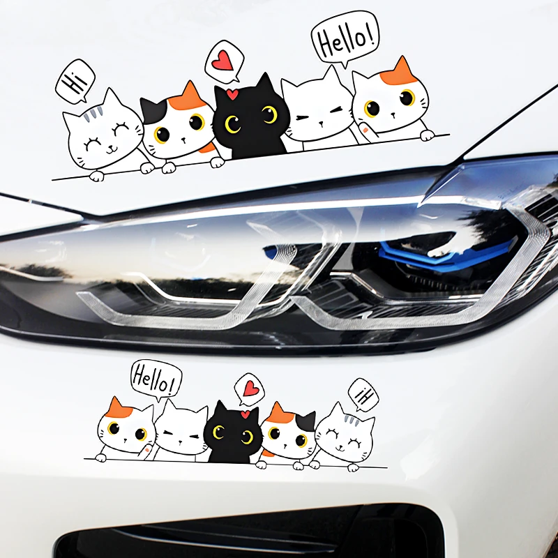 1PC JDM Kittens Car Stickers Waterproof DIY Auto Window Hood Body Sunscreen Vinyl Decals Funny Animal Cat Vehicle Decoration
1PC JDM Kittens Car Stickers Waterproof DIY Auto Window Hood Body Sunscreen Vinyl Decals Funny Animal Cat Vehicle Decoration