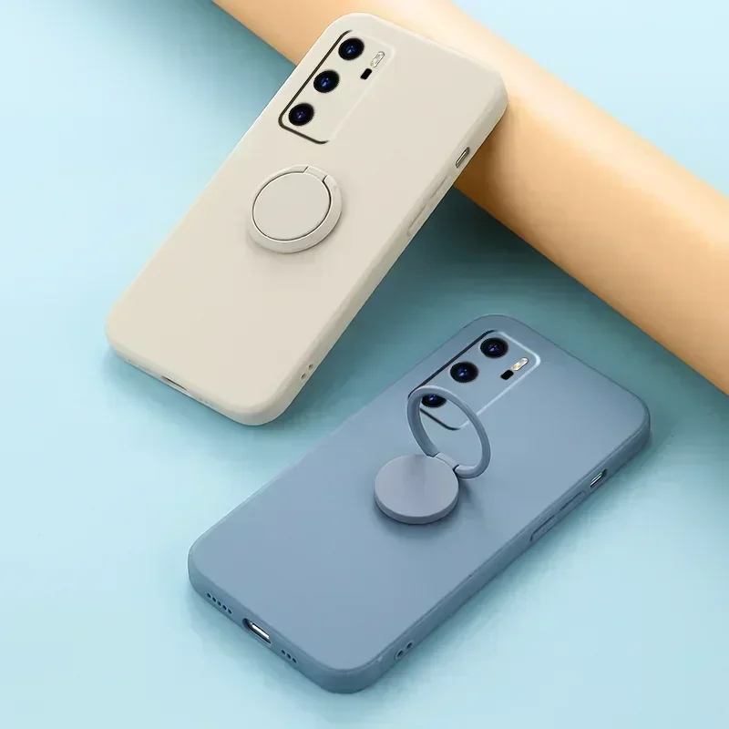 360 Finger Ring Square Silicone Case For Huawei P50 P40 P30 P20 Lite Pro Coque Phone bracket Cover
360 Finger Ring Square Silicone Case For Huawei P50 P40 P30 P20 Lite Pro Coque Phone bracket Cover