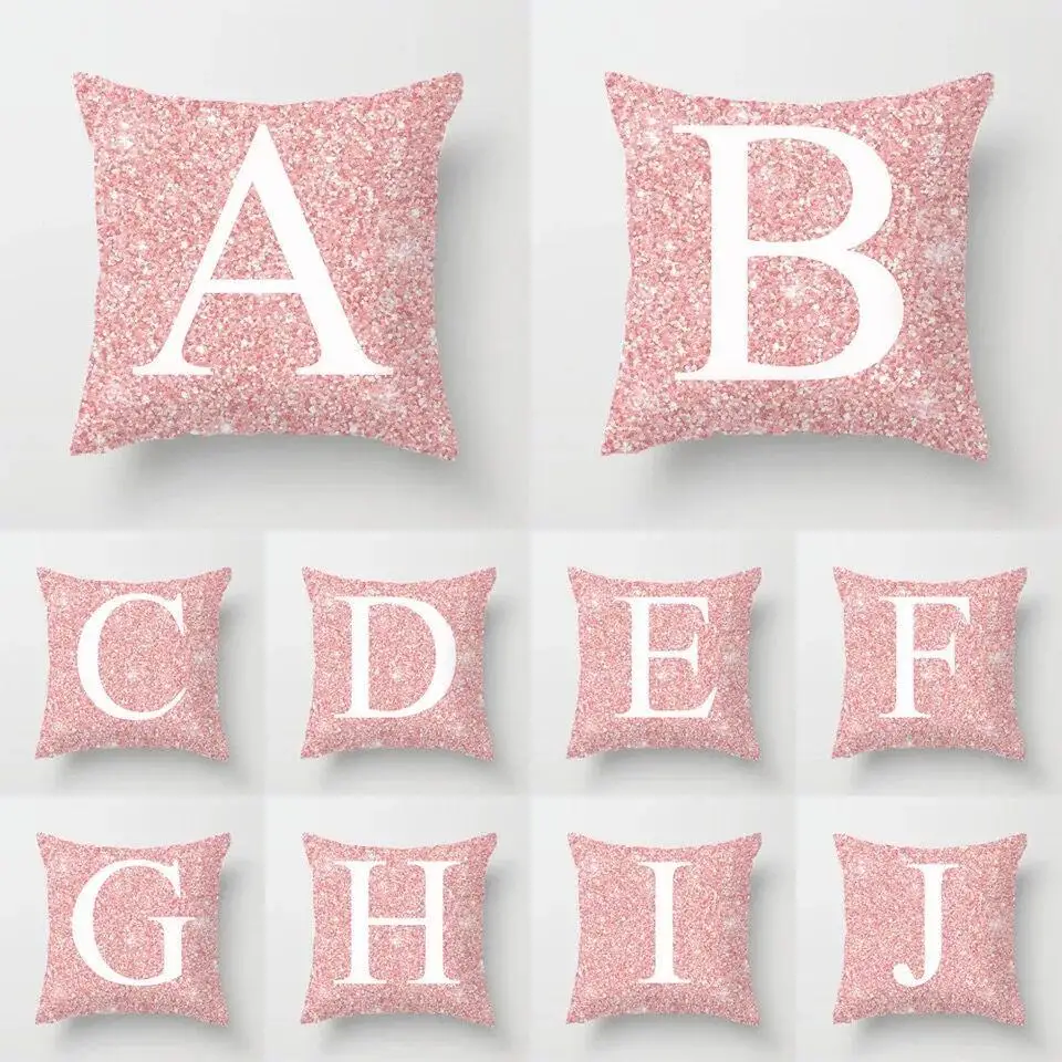 Home Decor Bedroom Pink Letter Pillowcase Sofa Car Cushion Cover Living Room
Home Decor Bedroom Pink Letter Pillowcase Sofa Car Cushion Cover Living Room