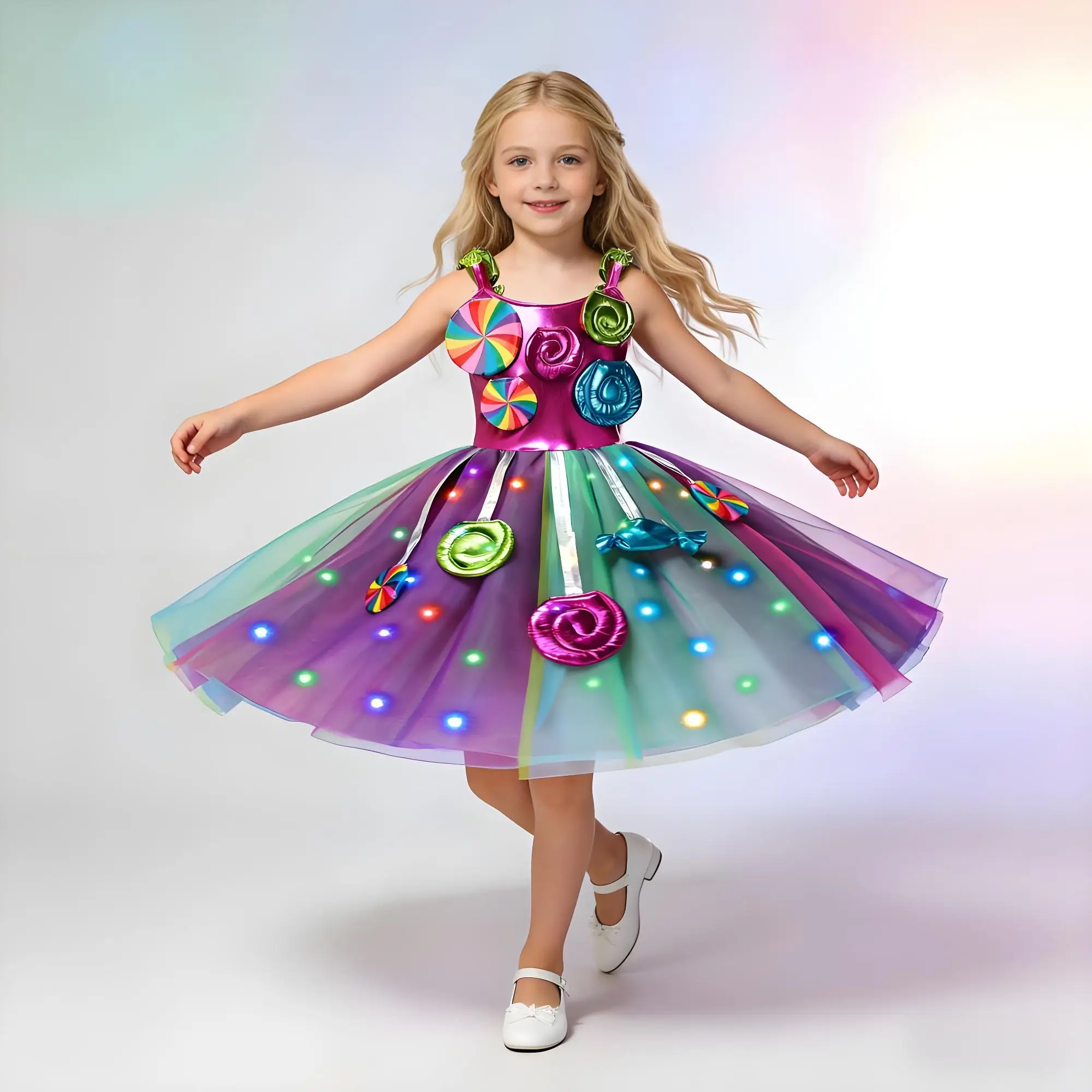 LED Light Up Princess Candy For Girls Lollipop Birthday Party Clothing Kids Prium Cosplay Costumes 2026 New Years Dress Gowns
LED Light Up Princess Candy For Girls Lollipop Birthday Party Clothing Kids Prium Cosplay Costumes 2026 New Years Dress Gowns