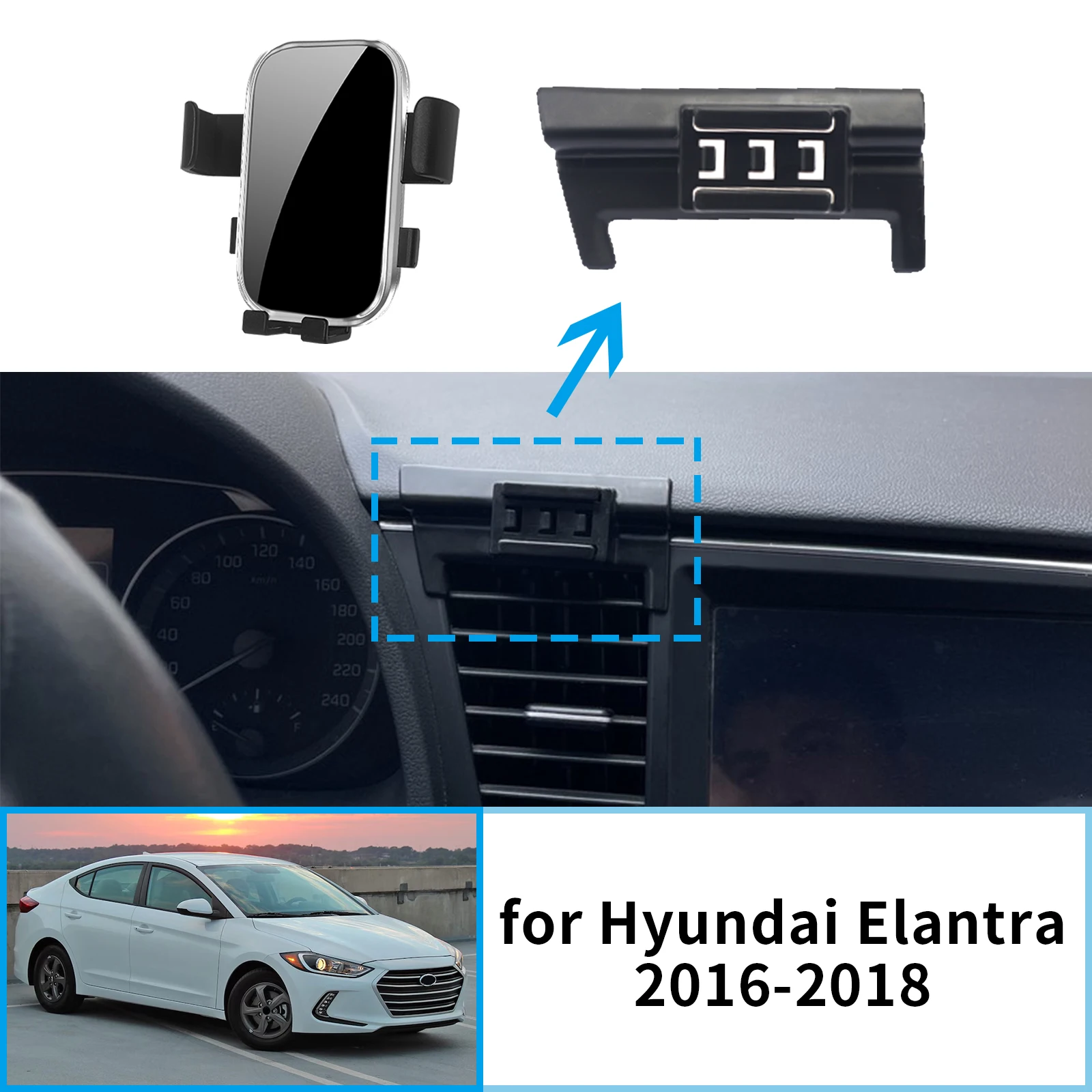 Stand Auto Accessories Car Mobile Phone Holder for Hyundai Elantra 2016-2018 GPS Bracket Navigation
Stand Auto Accessories Car Mobile Phone Holder for Hyundai Elantra 2016-2018 GPS Bracket Navigation