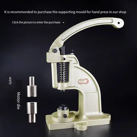 Magnetic HolLow Button Mould Automatic Eyelets Punch Tool Professional Press Metal Grommet Washer Riveter Die Kit Craft Supplies