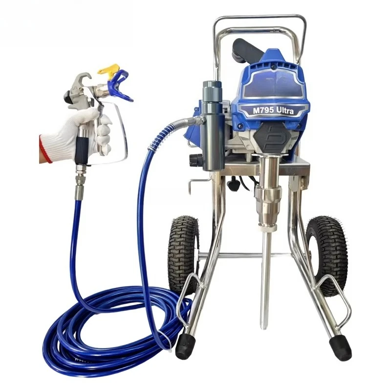 M795 Ultra Wall Spraying Machine Spraying High-pressure Gun Head 3000W High-pressure Airless Spraying Machine
M795 Ultra Wall Spraying Machine Spraying High-pressure Gun Head 3000W High-pressure Airless Spraying Machine