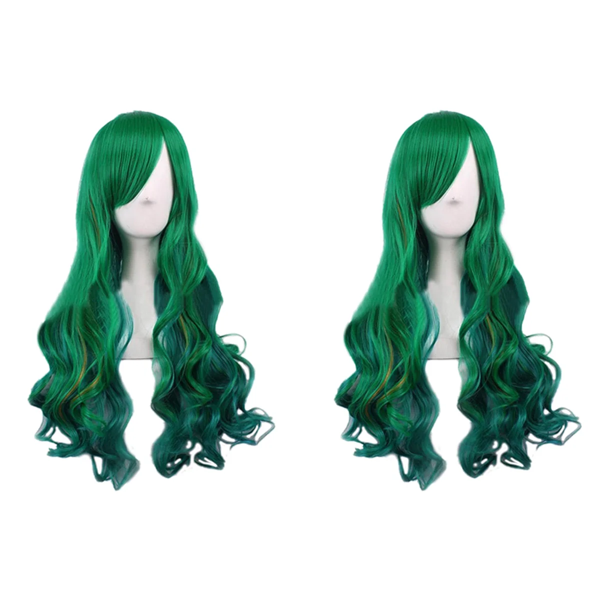 A71P 2X Dark Green Lady Wig Dark Green Long Curly Wig Long Hair 68CM Wig for Women for Cocktail Bar Cosplay
A71P 2X Dark Green Lady Wig Dark Green Long Curly Wig Long Hair 68CM Wig for Women for Cocktail Bar Cosplay