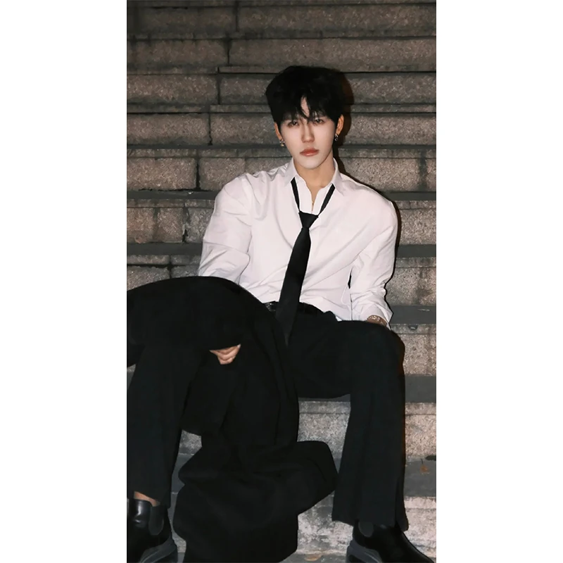 White Long Sleeve Shirt Men's Youthful Handsome Base Layer Dk Suit Outerwear High-End Feeling Inner Wear Bottom Shirt
White Long Sleeve Shirt Men's Youthful Handsome Base Layer Dk Suit Outerwear High-End Feeling Inner Wear Bottom Shirt