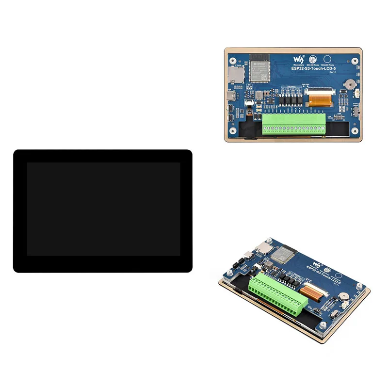 ESP32-S3 5 Inch TFT Display Board 240MHz Dual Core WiFi Bluetooth Onboard Antenna HMI Dev Kit
ESP32-S3 5 Inch TFT Display Board 240MHz Dual Core WiFi Bluetooth Onboard Antenna HMI Dev Kit