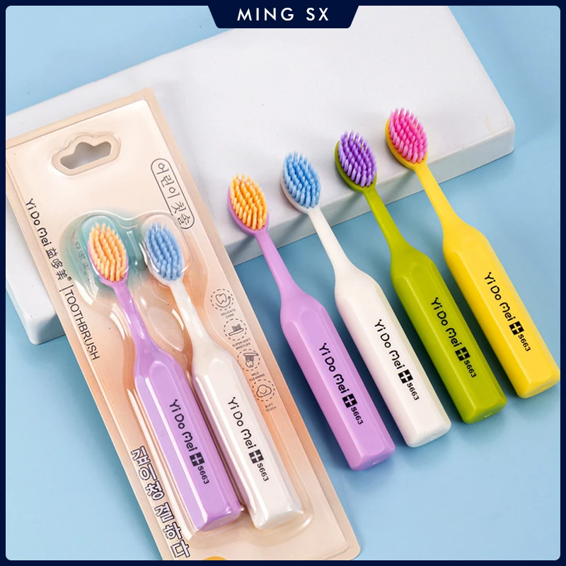 2/4pcs Children's Toothbrush Soft Bristle Teeth Whitening Brushes For Children Aged 3-12 Years Dental Oral Care
2/4pcs Children's Toothbrush Soft Bristle Teeth Whitening Brushes For Children Aged 3-12 Years Dental Oral Care