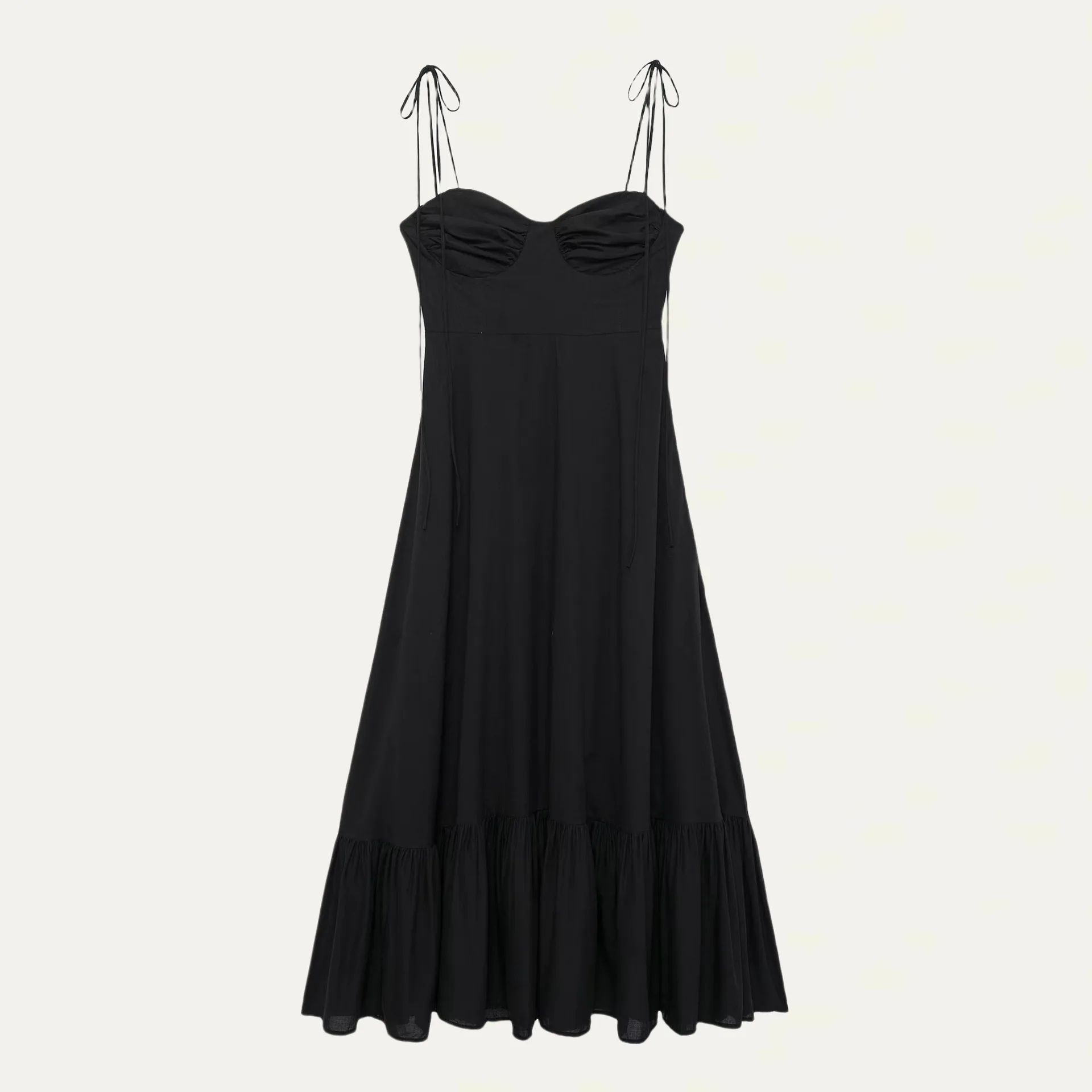 Poplin Sleeveless Cami Dress Summer Layer Detail Versatile Women Dress
Poplin Sleeveless Cami Dress Summer Layer Detail Versatile Women Dress