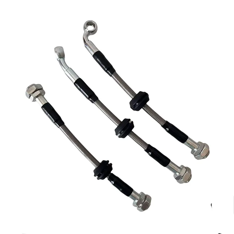 Motorcycle Brake Hose 304 Stainless Steel Wire Braided Nylon Fuel Line Scooter Racing Hydraulic Clutch Lines Turbo oil feed Hose
Motorcycle Brake Hose 304 Stainless Steel Wire Braided Nylon Fuel Line Scooter Racing Hydraulic Clutch Lines Turbo oil feed Hose