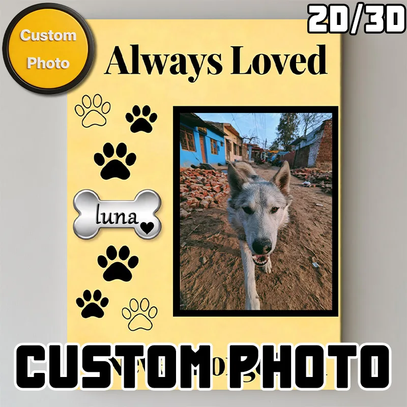 Personalized Custom Canvas Prints, Photo Printing for Families, Couples, Pets, and Households, 2D/3D Commemorative Items for Annual Festivals and the World Cup
Personalized Custom Canvas Prints, Photo Printing for Families, Couples, Pets, and Households, 2D/3D Commemorative Items for Annual Festivals and the World Cup