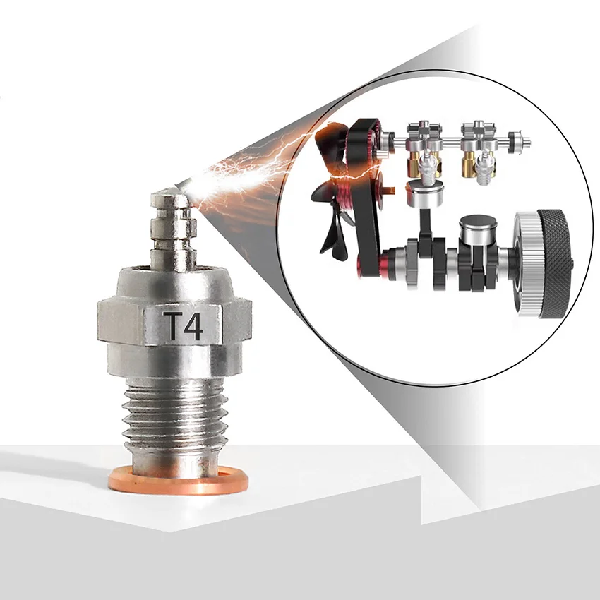 For Toyan/SAITO Metal Spark Plugs for 4-stroke Methanol Engine T4 Spark Plug RC Car Accessories
For Toyan/SAITO Metal Spark Plugs for 4-stroke Methanol Engine T4 Spark Plug RC Car Accessories