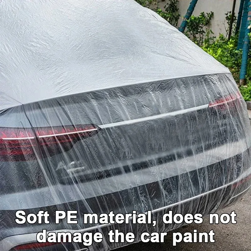 Disposable Car Cover Indoor Dustproof PEVA Car Cover Transparent Soft Scratch-Free Auto Exterior Protector Universal
Disposable Car Cover Indoor Dustproof PEVA Car Cover Transparent Soft Scratch-Free Auto Exterior Protector Universal