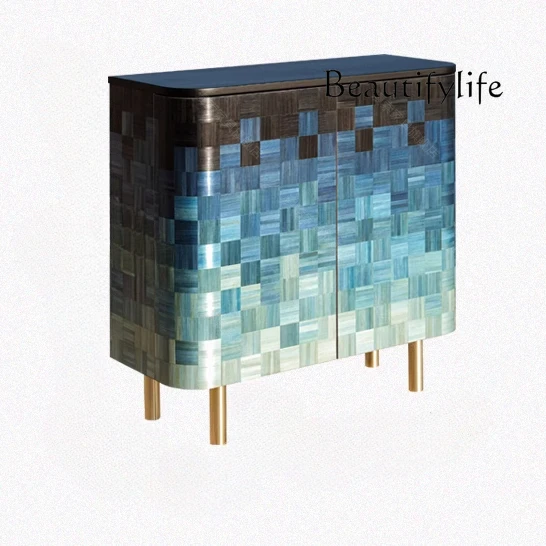 Italian light luxury entrance living room wall decorative cabinet modern simple solid wood color matching storage side cabinet
Italian light luxury entrance living room wall decorative cabinet modern simple solid wood color matching storage side cabinet