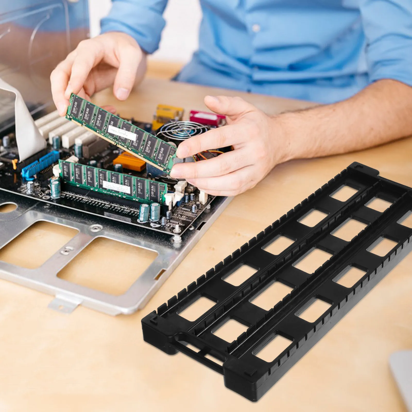 25-Slot ABS Anti-Static Pcb Rack Heavy-Duty Circuit Board Holder for Safe Handling Installation and Long-Term Storage
25-Slot ABS Anti-Static Pcb Rack Heavy-Duty Circuit Board Holder for Safe Handling Installation and Long-Term Storage