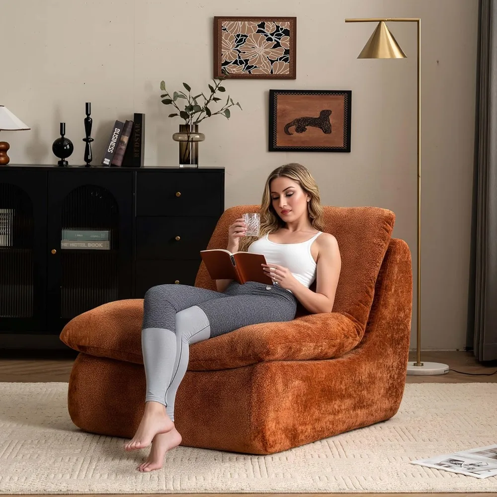 Bean Bag Chair for Adults, Upholstered Sleeper Sofa with High-Rebound Memory Foam, Modern Comfy Reading Chair for Living Room(O
Bean Bag Chair for Adults, Upholstered Sleeper Sofa with High-Rebound Memory Foam, Modern Comfy Reading Chair for Living Room(O