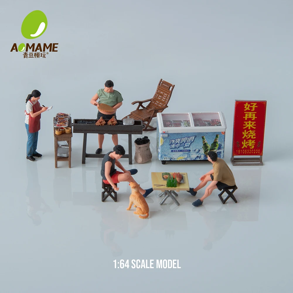 Kicarmod 1:64 Night Market Barbecue Stands Series Mini-landscape 3D Printing Resin Material Miniature Scene Figure Model
Kicarmod 1:64 Night Market Barbecue Stands Series Mini-landscape 3D Printing Resin Material Miniature Scene Figure Model