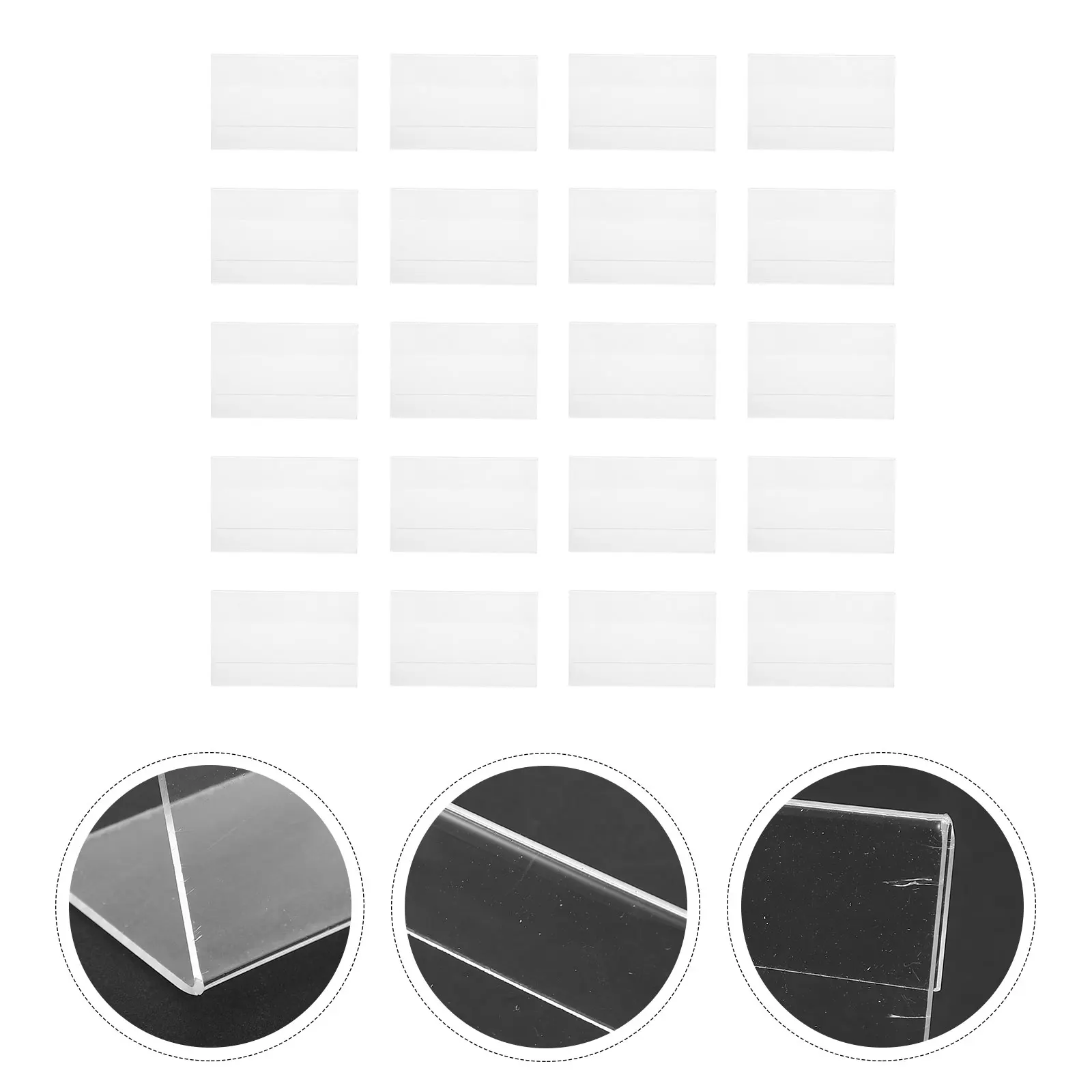 20 Pcs Price Tag Holders Acrylic L Shape Display Stand 6x9CM Label Sign Retail Store Restaurant Office Trade Show Menu Item
20 Pcs Price Tag Holders Acrylic L Shape Display Stand 6x9CM Label Sign Retail Store Restaurant Office Trade Show Menu Item