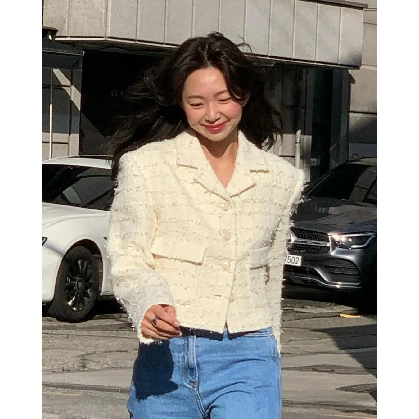 Instantfunk Sequin Thi Tweed Collar ort Jaet Spring 2026 Korean Sle Women's Faion Outerwear
Instantfunk Sequin Thi Tweed Collar ort Jaet Spring 2026 Korean Sle Women's Faion Outerwear