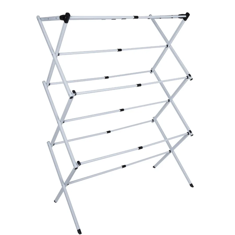 Expandable Drying Rack for indoor/outdoor use, stainless steel, silver, space-saving foldable design
Expandable Drying Rack for indoor/outdoor use, stainless steel, silver, space-saving foldable design