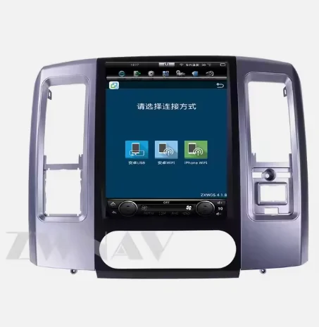 ZWNAV Android 9.0 4GB+64GB Te sla Style Car Radio GPS Navigation for Dodge RAM 2008-2013 Head Unit Auto Stereo Multimedia Player
ZWNAV Android 9.0 4GB+64GB Te sla Style Car Radio GPS Navigation for Dodge RAM 2008-2013 Head Unit Auto Stereo Multimedia Player