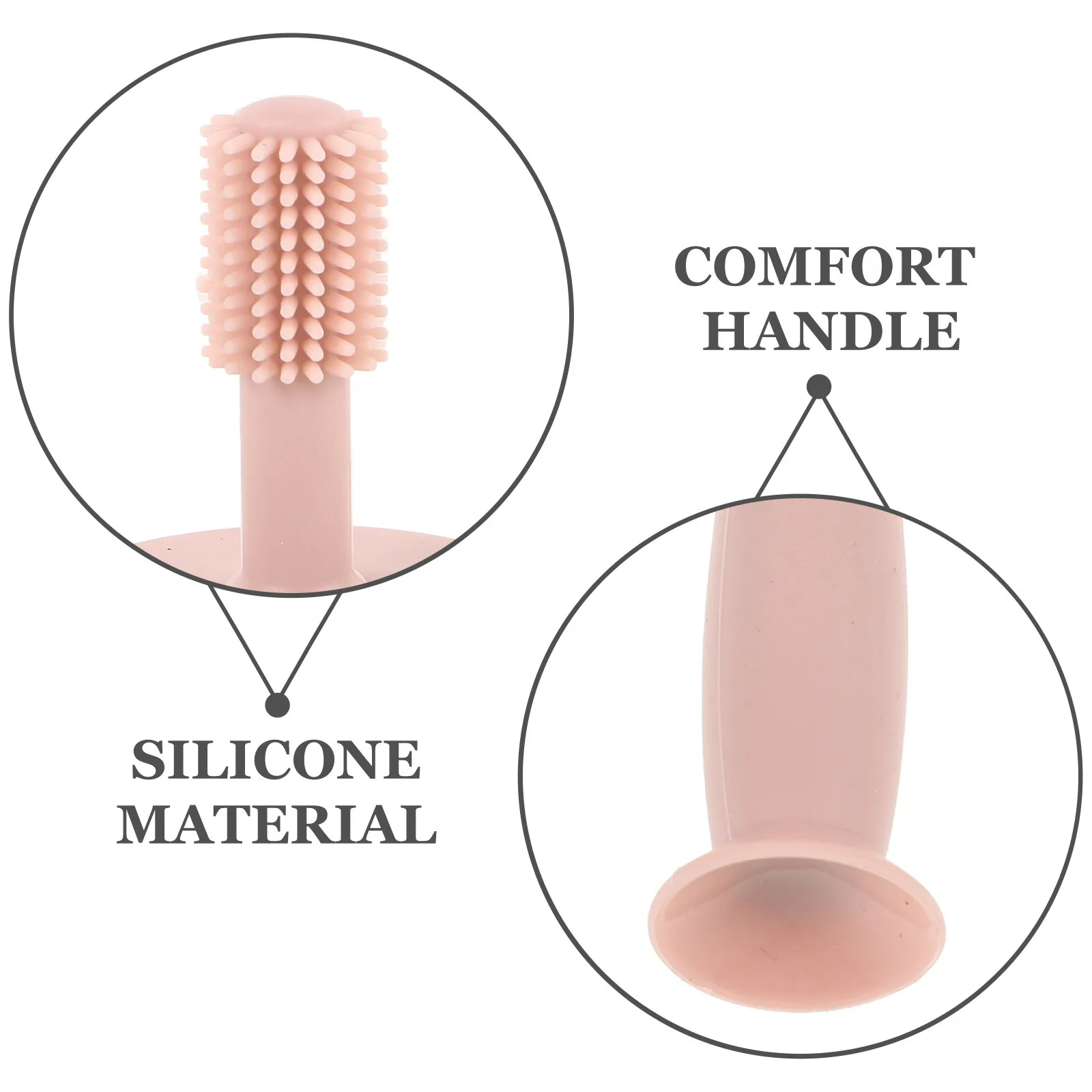 1Pcs Silicone Toothbrush for Baby with Protective Baffle Soft Bristles Teething Pad Safe Oral Care Training Brush Umbrella Shape
1Pcs Silicone Toothbrush for Baby with Protective Baffle Soft Bristles Teething Pad Safe Oral Care Training Brush Umbrella Shape