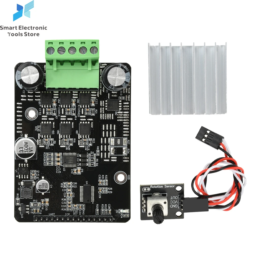 DC 6-80V BLDC Three Phase Brushless Motor Controller PWM High Power 1600W 50A Motor Control Driver Board Motor Regulator No Hall
DC 6-80V BLDC Three Phase Brushless Motor Controller PWM High Power 1600W 50A Motor Control Driver Board Motor Regulator No Hall
