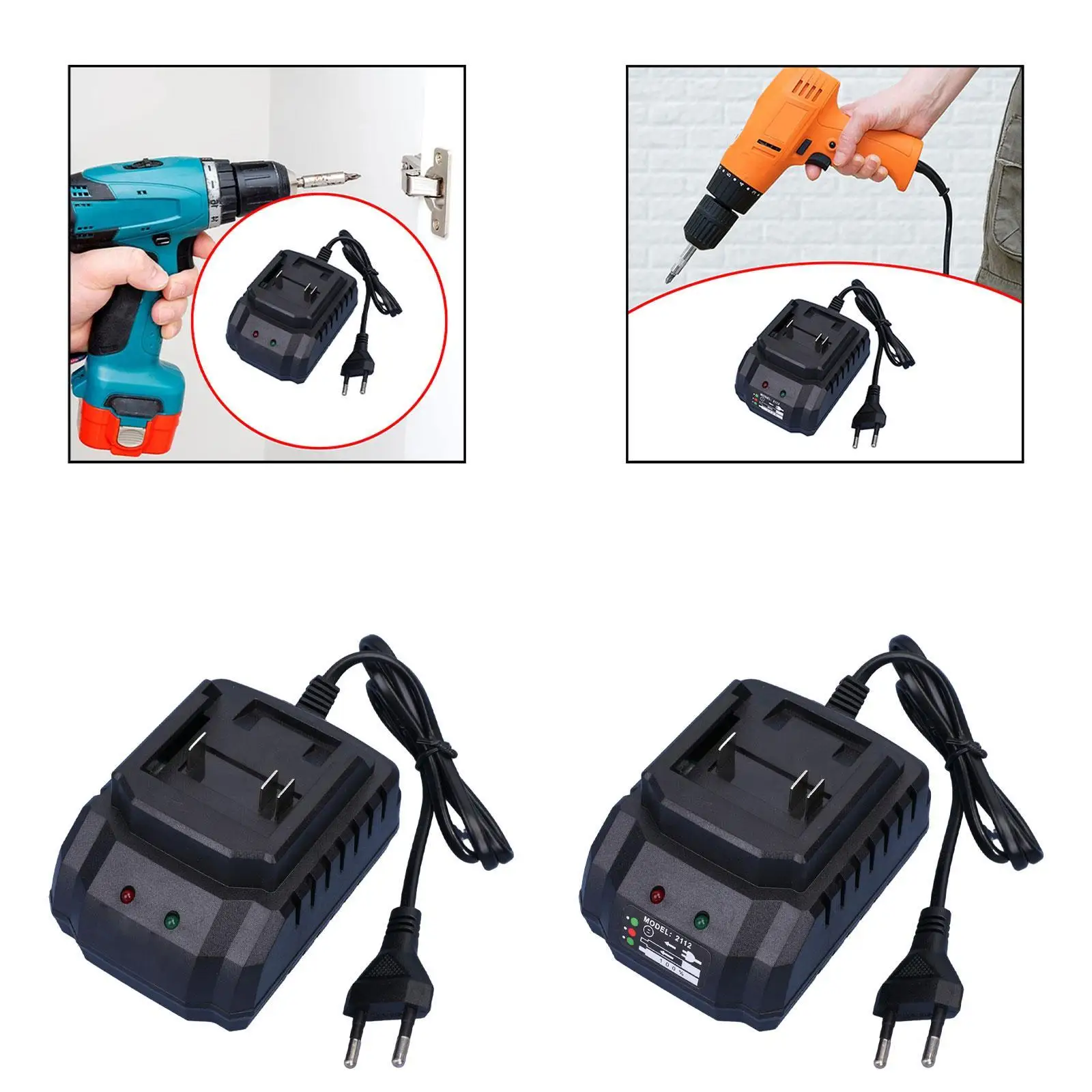 Electric Hand Drill Li-ion Battery Charger Fast Charging Charger Replacement
Electric Hand Drill Li-ion Battery Charger Fast Charging Charger Replacement