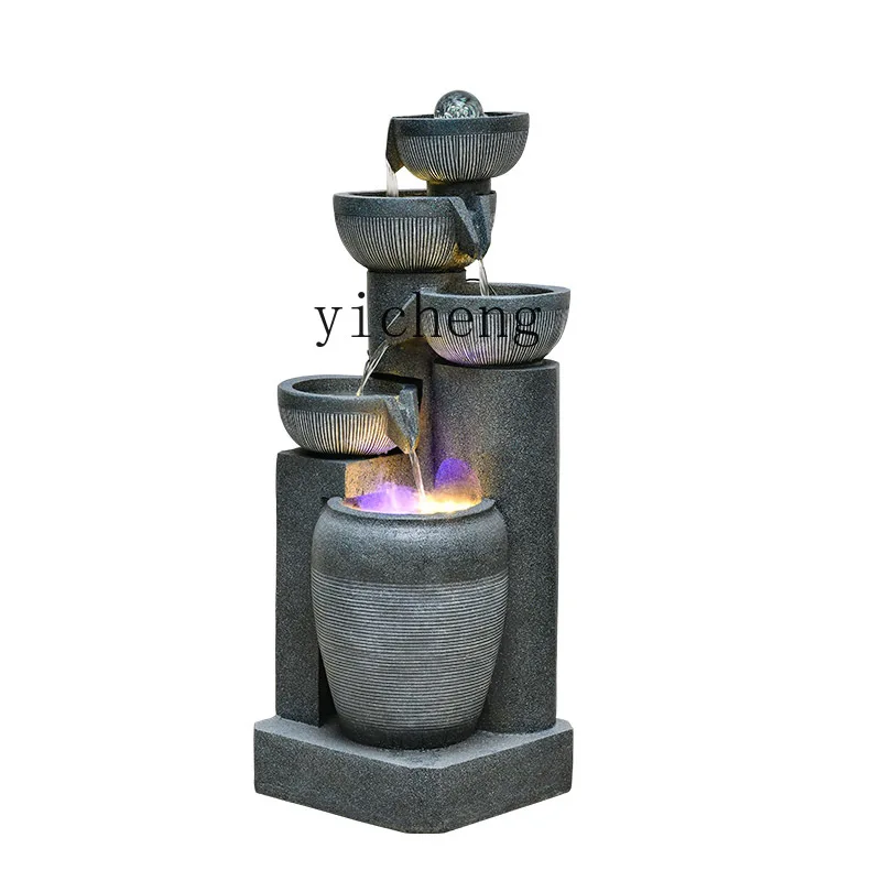 ZC modern home flow ornament indoor living room landscaping office floor fountain fish tank decoration
ZC modern home flow ornament indoor living room landscaping office floor fountain fish tank decoration