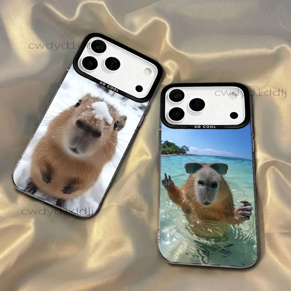 C-Capybara Cute Phone Case For iPhone 17,16,15,14,13,12,X,8,Pro,Max,Plus,SE4,Air,Mini HD Black IMD Matte
C-Capybara Cute Phone Case For iPhone 17,16,15,14,13,12,X,8,Pro,Max,Plus,SE4,Air,Mini HD Black IMD Matte