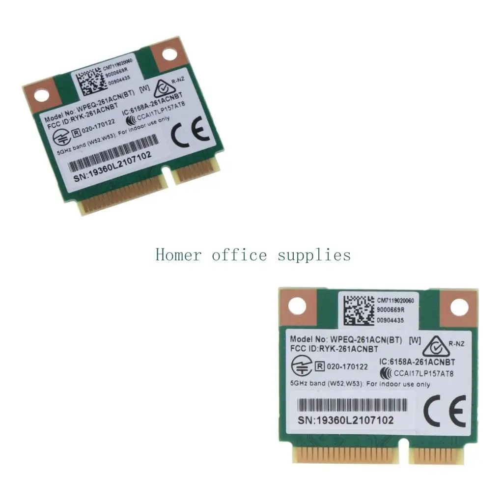K43B 1200Mbps QCA6174 Wifi Card DualBand Mini PCIe Wireless NetworkAdapter for Laptop
K43B 1200Mbps QCA6174 Wifi Card DualBand Mini PCIe Wireless NetworkAdapter for Laptop