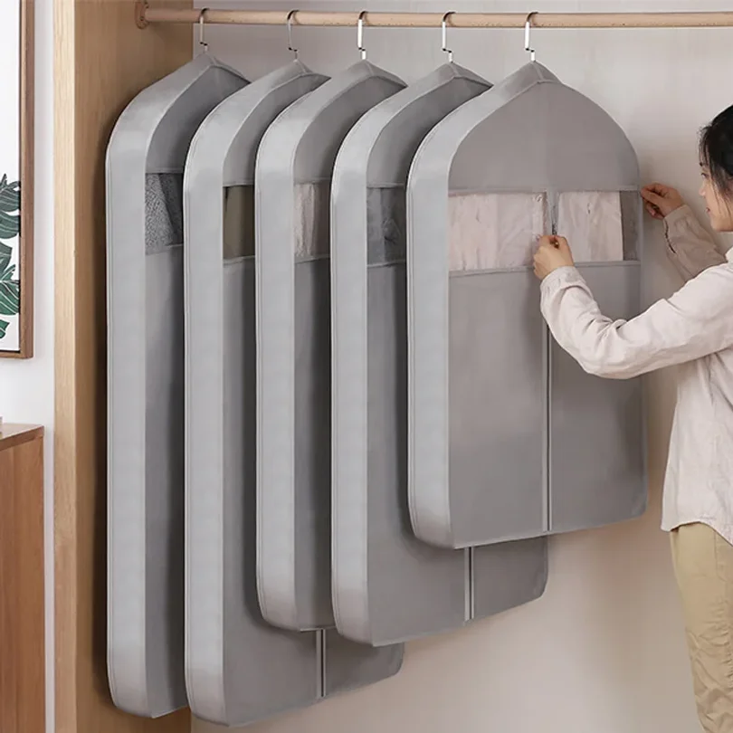 3D Clothes Dustproof Clothes Cover Garment Dress Hanging Organizer Protector Wardrobe Garment Suit Dress Coat Dust Bag Supplies
3D Clothes Dustproof Clothes Cover Garment Dress Hanging Organizer Protector Wardrobe Garment Suit Dress Coat Dust Bag Supplies