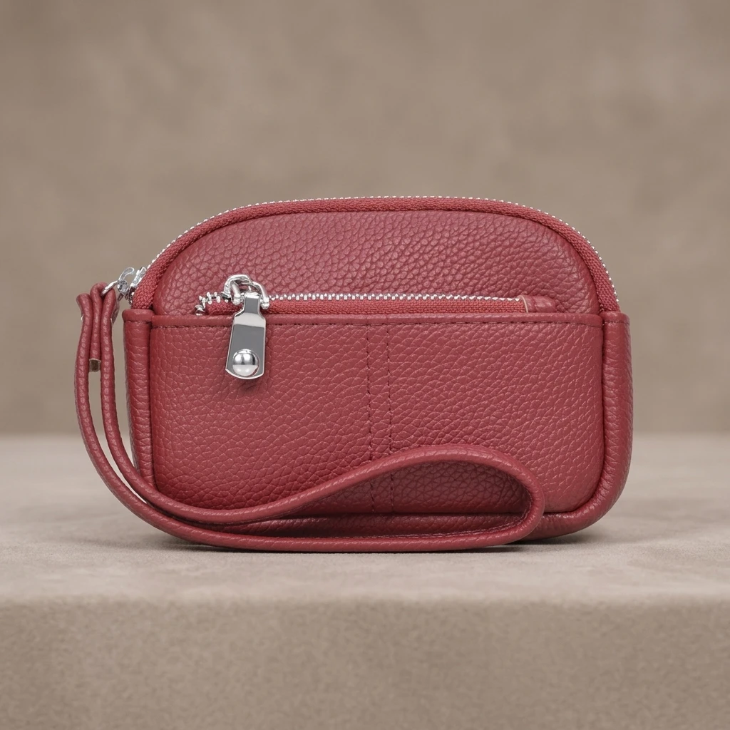 Korean Style Double Zipper Mini Pouch Key And Coin Organizer Bag With Large Capacity
Korean Style Double Zipper Mini Pouch Key And Coin Organizer Bag With Large Capacity